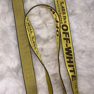 Authentic Off White Industrial Belt